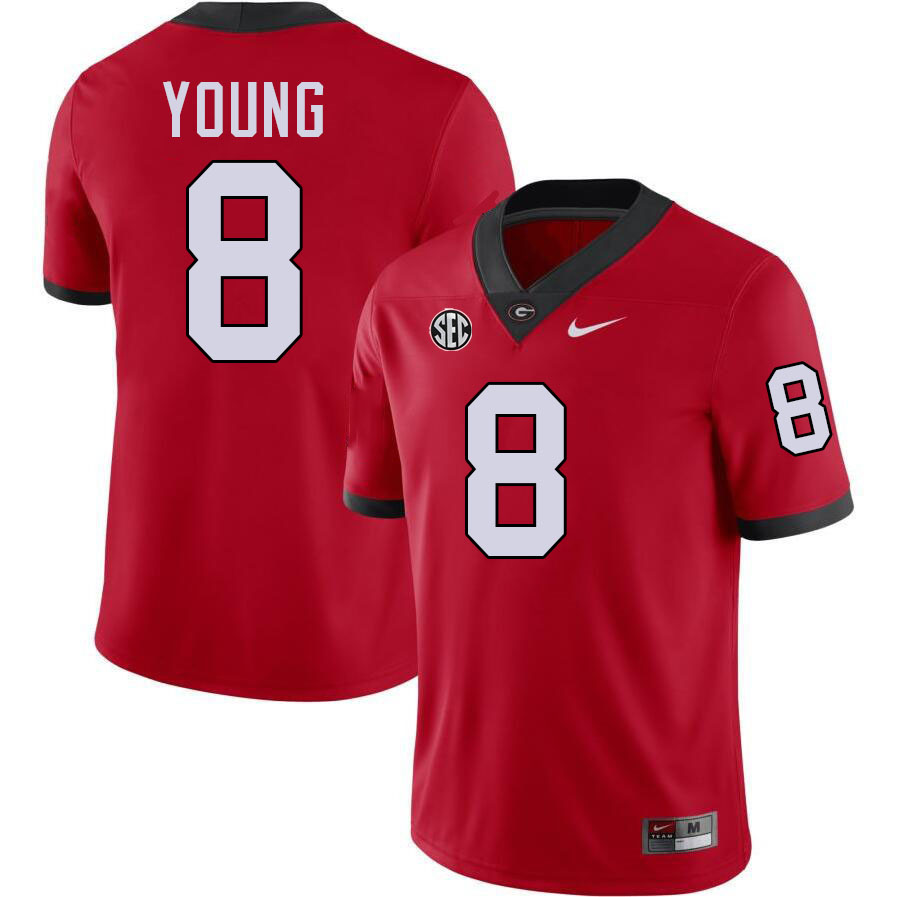 #8 Colbie Young UGA Jersey,University Of Georgia Bulldogs Football Jersey,Uniforms,Gears-Red #8 Colbie Young UGA Jersey,University Of Georgia Bulldogs Football Jersey,Uniforms,Gears-Red